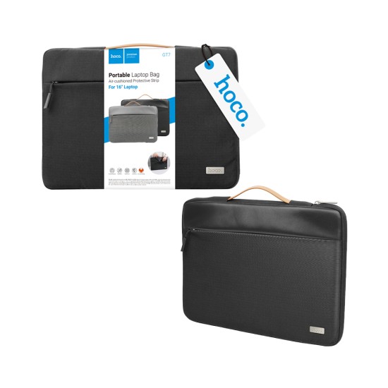 Bolsa Hoco para Portátil GT7 Simple Series de 16" Preto Misterioso